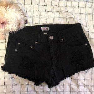 High waisted shorts